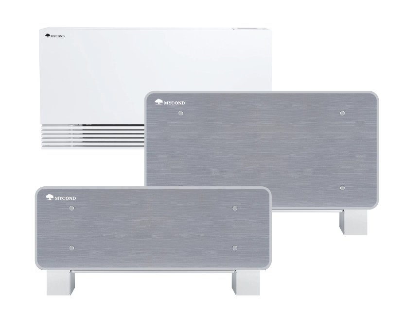 Dijagram koji ilustrira rad ventilokonvektorske jedinice u HVAC sustavima.
