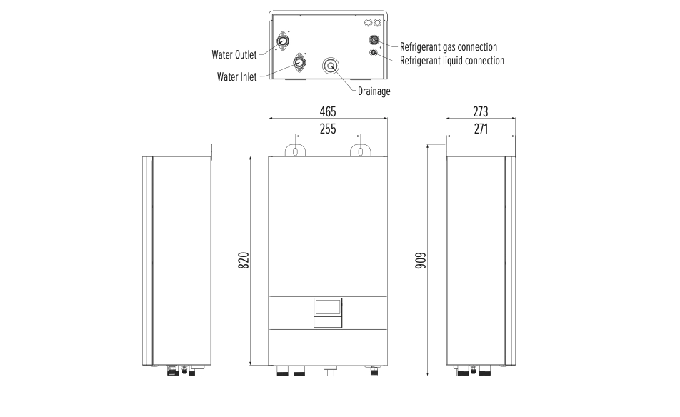 MyCond BeeHeat Ukupne dimenzije - 1