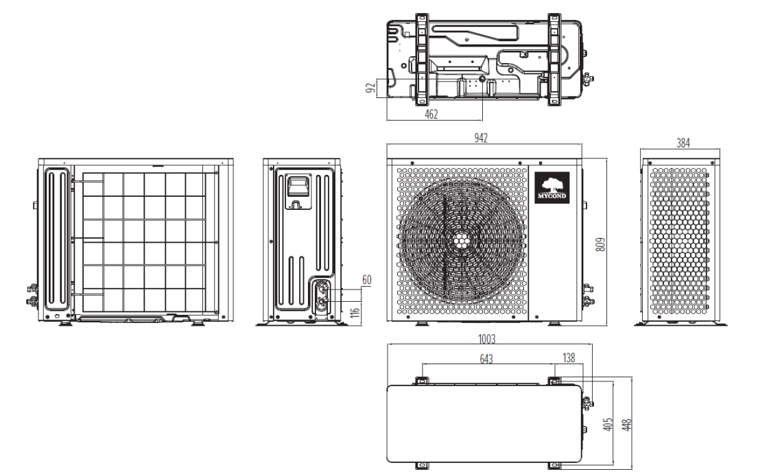 MyCond BeeHeat Ukupne dimenzije - 3