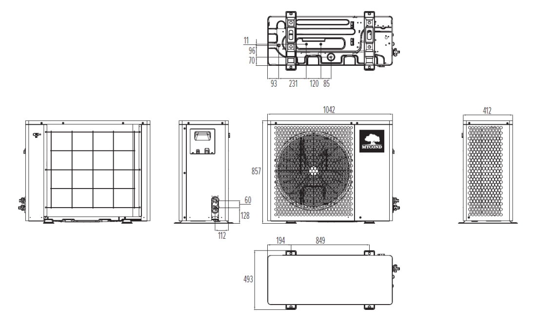 MyCond BeeHeat Ukupne dimenzije - 4