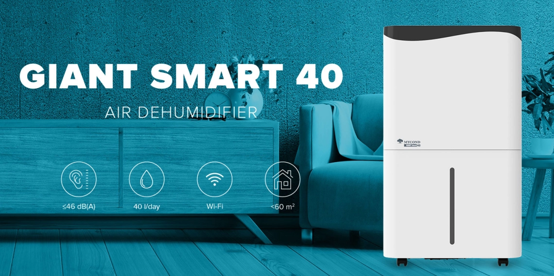 MyCond Giant Smart serija odvlaživača zraka za stambene prostore.
