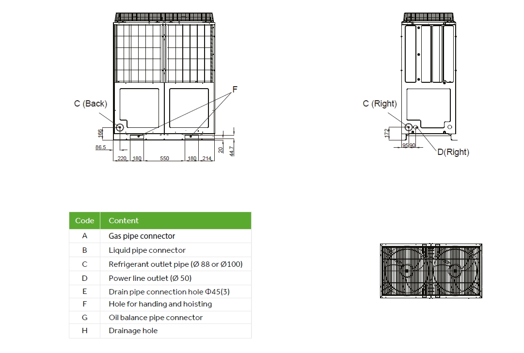 Ukupne dimenzije MyCond MRF 6 - 2
