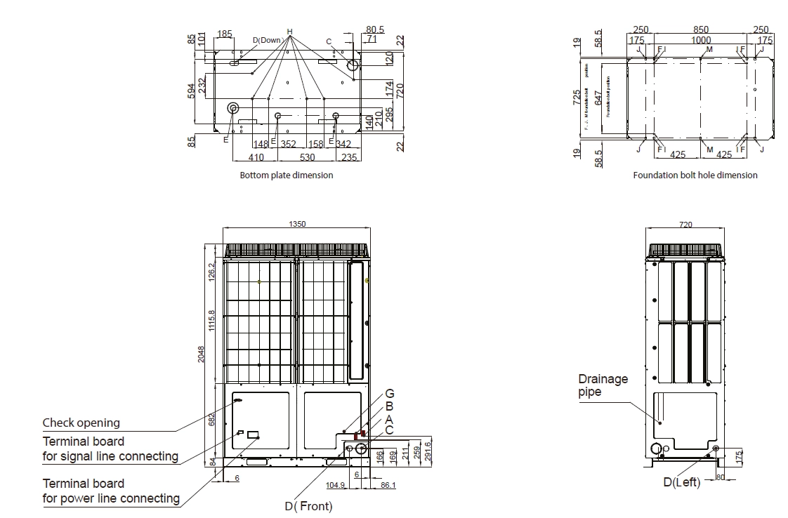 Ukupne dimenzije MyCond MRF 6 - 3