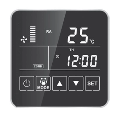 Upravljačka ploča ventilacijske jedinice MyCond MVS***-DW