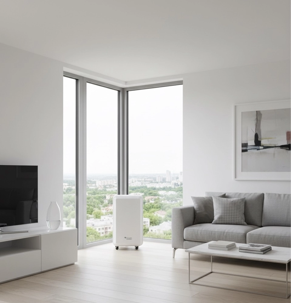 Tiho noćno okruženje odvlaživača za spavaću sobu Mycond Roomer Smart 12